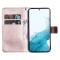  Samsung Galaxy S23 Plus Fodral Läder Roséguld