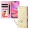  iPhone 16 Fodral RFID Läder Yellow Daisy