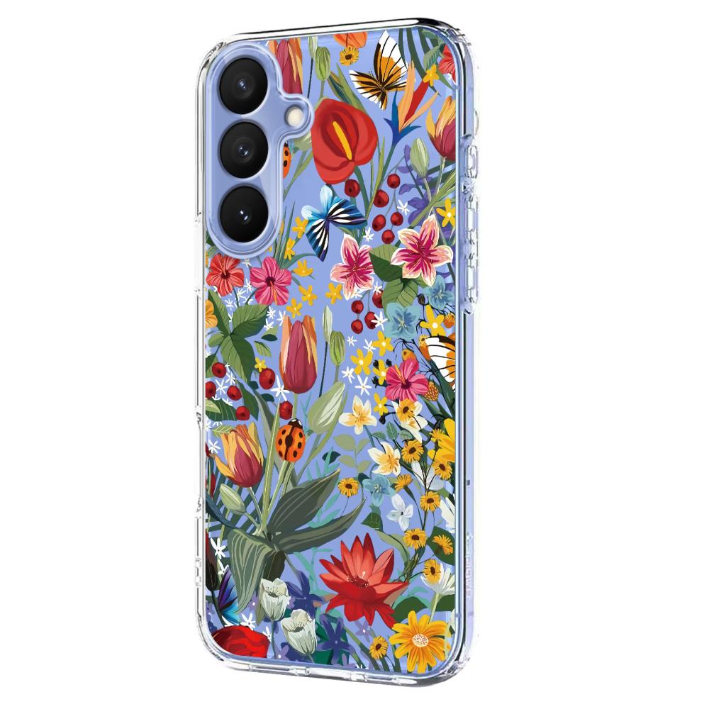  Samsung Galaxy S26 Plus Skal TPU Med Tryck Blommor