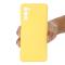  Motorola Moto G52/G82 Skal Liquid Silikon Gul