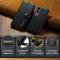 DG.MING DG.MING Galaxy S25 Edge 2in1 Magnet Fodral / Skal Svart