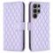  Samsung Galaxy S23 Ultra Fodral Diamond Textur Lila