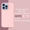 IMAK IMAK iPhone 13 Pro Max Skal Skin Touch TPU Ljus Rosa