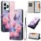  Honor X5c Plus Fodral Med Tryck Rosa Blommor