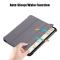  iPad Air 2026-2020 Fodral Tri-Fold Litchi Grå