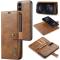 DG.MING DG.MING Galaxy S25 Edge 2in1 Magnet Fodral / Skal Brun