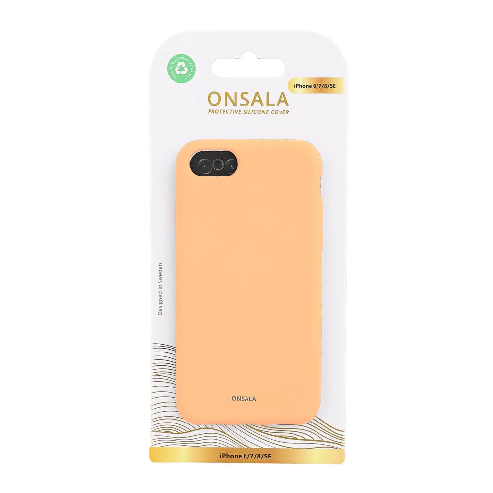 Onsala Onsala iPhone 6/7/8/SE Mobilskal Silikon Apricot