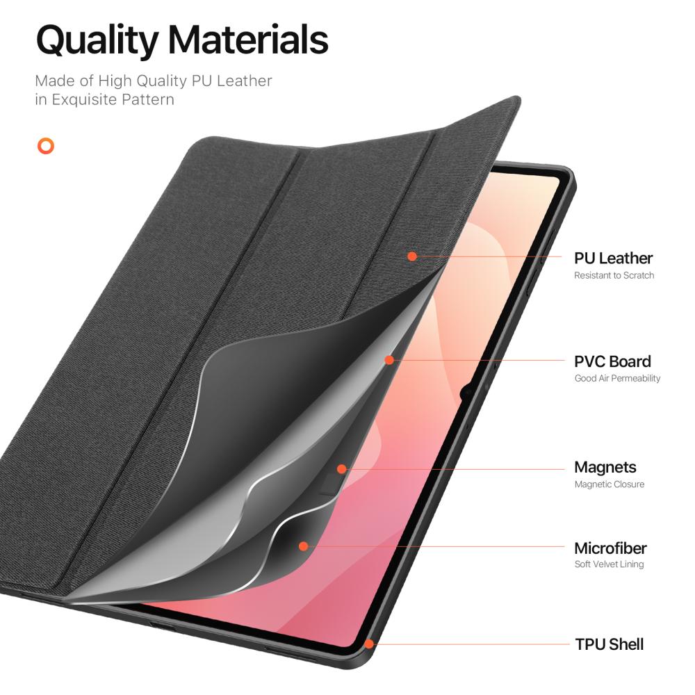 DUX DUCIS DUX DUCIS Galaxy Tab S11 Ultra Fodral DOMO Tri-Fold Svart