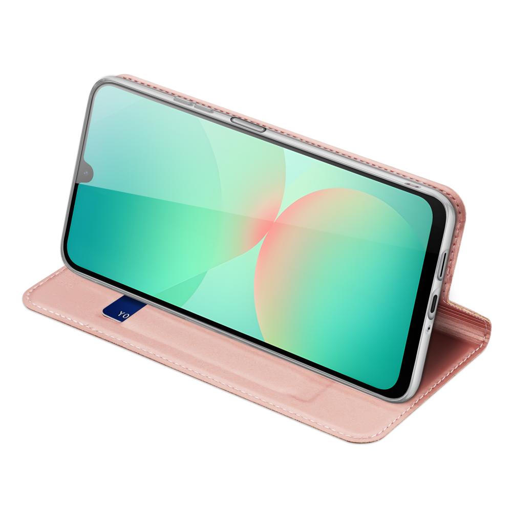 DUX DUCIS DUX DUCIS Samsung Galaxy A27 5G Fodral Skin Pro Läder Roséguld