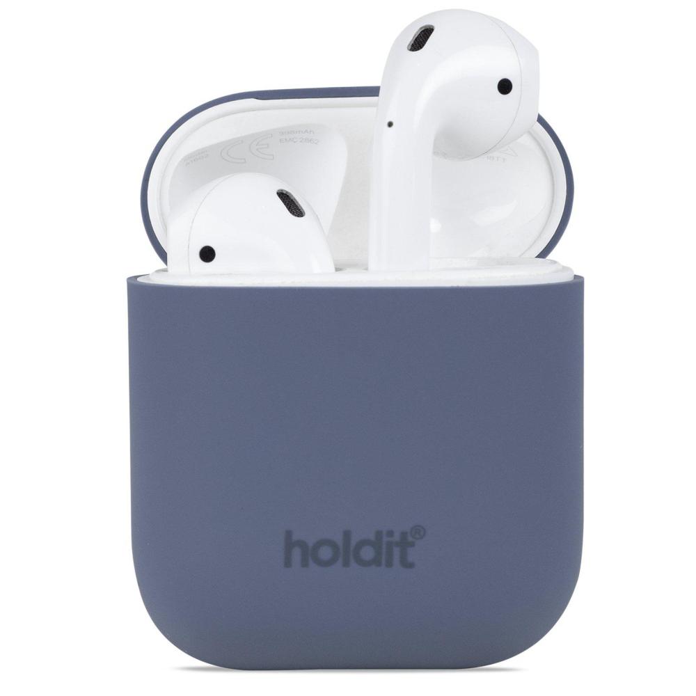 holdit holdit AirPods Nygård Skal Silikon Pacific Blue