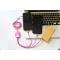 Squishmallows Squishmallows Laddningskabel 1,2m 3in1 USB-C/Micro/Lightning Lola