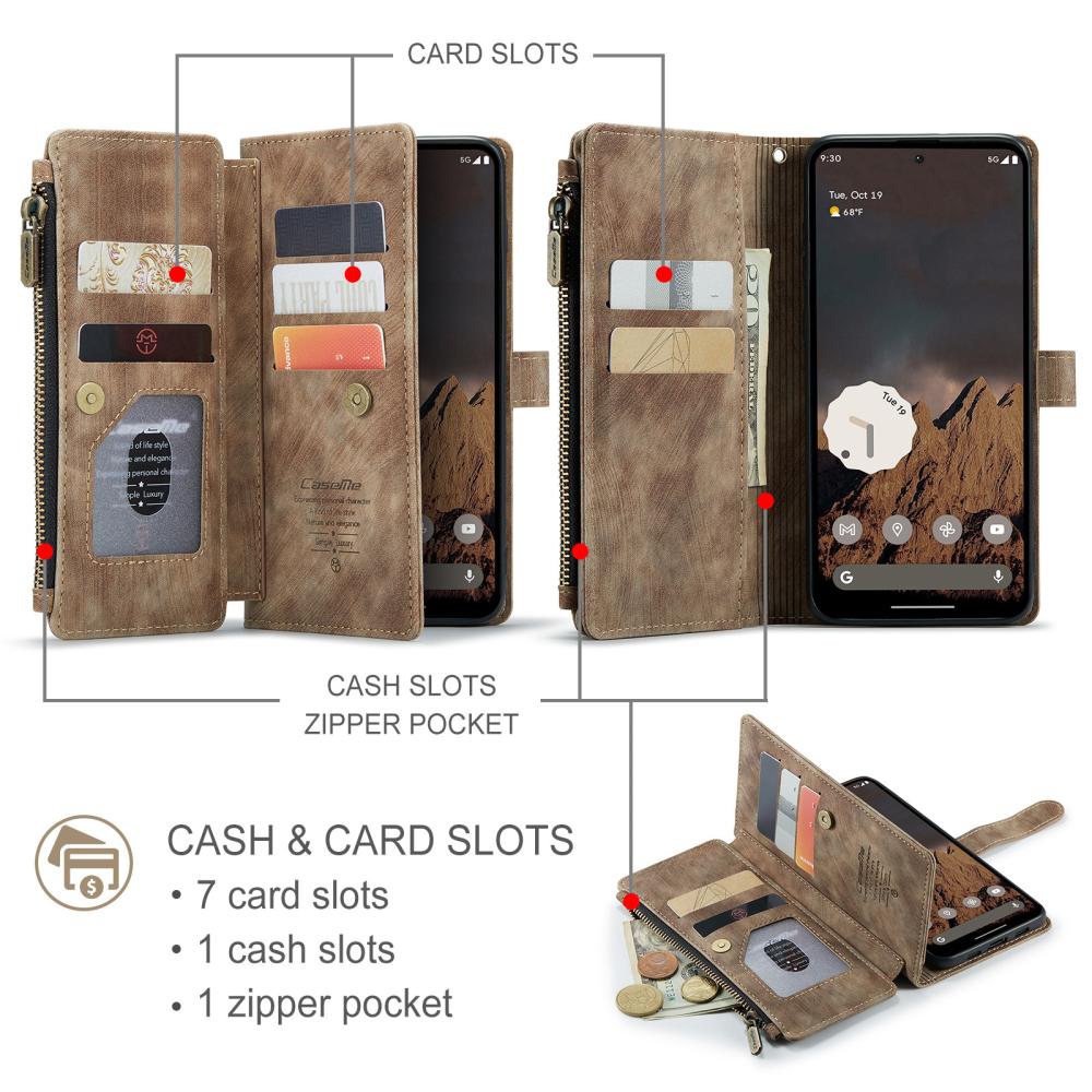 CASEME CASEME Google Pixel 11 / 11 Pro Fodral Multifunktionell Med Kortfack