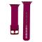  Apple Watch 42/41/40/38 mm Armband Silikon Vinröd