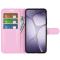  Xiaomi 14T Pro Fodral Litchi Läder Ljus Rosa