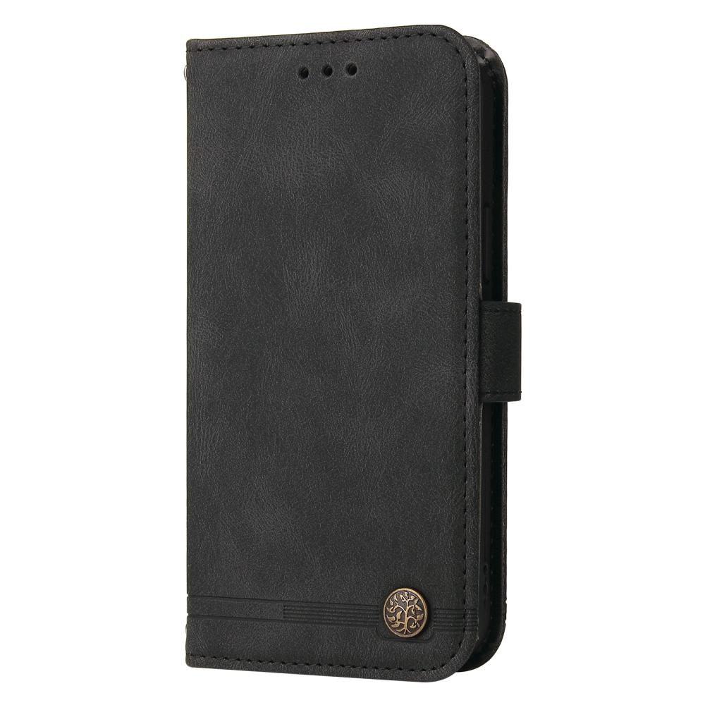  Motorola Edge 70 Fodral Skin Touch Läder Svart