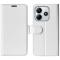  Xiaomi Redmi Note 14 4G Fodral Crazy Horse Läder Vit
