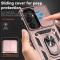  Samsung Galaxy S25 Plus Skal Hybrid Ring CamShield Roséguld