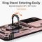  Samsung Galaxy S25 Plus Skal Hybrid Ring CamShield Roséguld