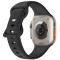 ColorPop Silikon Armband Butterfly Apple Watch 42/44/45/46/49 mm (S/M) Svart