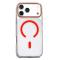  iPhone 18 Pro / 17 Pro Skal MagSafe Transparent/Orange