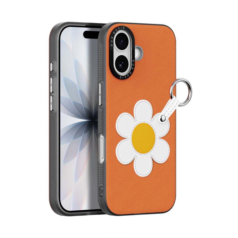 DUX DUCIS DUX DUCIS iPhone 17 Skal PU-Läder Prästkrage Orange