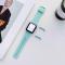  Apple Watch 42/41/40/38 mm Armband Silikon Cyan