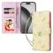  iPhone 16 Pro Max Fodral RFID Läder Yellow Daisy