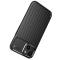  iPhone 14 Pro Skal Kolfiber Textur Svart