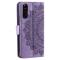  Sony Xperia 10 VI Mandala Läder Fodral Lila