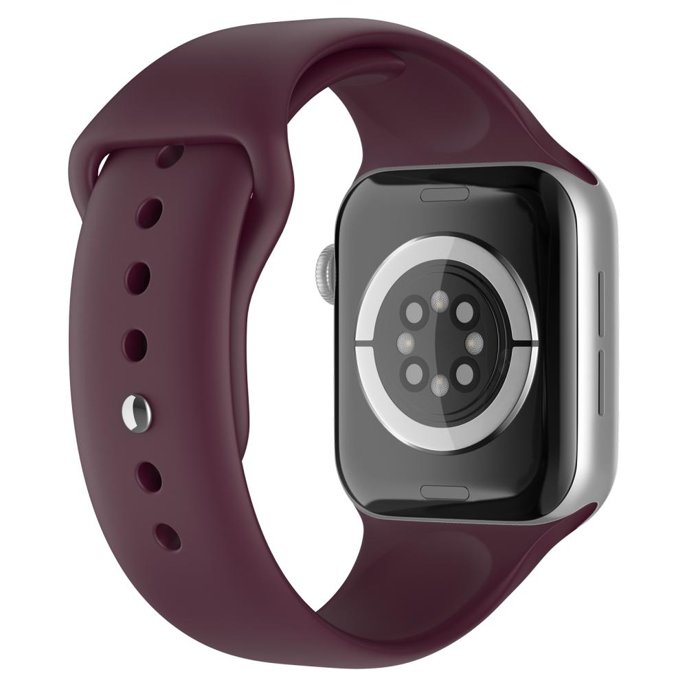ColorPop Apple Watch 38/40/41/42 mm Silikon Armband (M/L) Vinröd