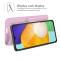  Samsung Galaxy A04s / A13 5G Fodral Litchi Läder Ljus Rosa