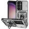  Samsung Galaxy S25 Plus Skal Hybrid Ring CamShield Silver