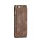 LC.IMEEKE iPhone 6/6S - LC.IMEEKE Retro Läder Fodral - Brun