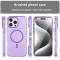  iPhone 16 Pro Max Skal MagSafe Slim Matt Lila