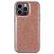 DG.MING DG.MING iPhone 14 Pro Max Skal Läder Glitter Guld