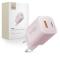 Tech-Protect Tech-Protect 33W Väggladdare PD QC USB-C / USB-A Baby Pink