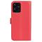  Xiaomi Redmi Note 12 4G Fodral Litchi Läder Röd