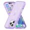  iPhone 16 Pro Skal Glitter Lila