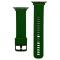  Apple Watch 42/41/40/38 mm Armband Silikon Svartaktig Grön