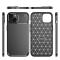  iPhone 14 Pro Skal Kolfiber Textur Svart
