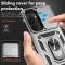  Samsung Galaxy S25 Plus Skal Hybrid Ring CamShield Silver