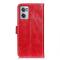  OnePlus Nord CE 2 5G Fodral Retro Läder Röd