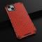  iPhone 15 Skal Honeycomb Shockproof Röd