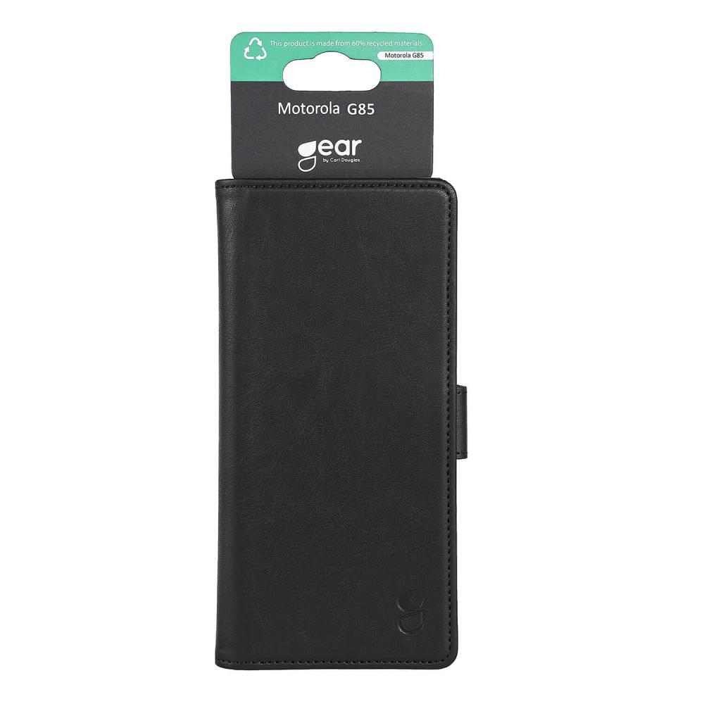 Gear Gear Motorola Moto G85 5G Fodral Läder Svart