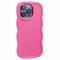  iPhone 14 Pro Mobilskal Wavy Rosa