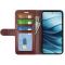  Xiaomi Redmi Note 14 4G Fodral Crazy Horse Läder Brun