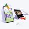 ESR ESR iPad Air 13 2026-2024 Fodral Flip Hybrid Lila
