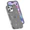  iPhone 16 Pro Skal Glitter Svart