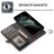  iPhone 14 Pro 2in1 Fodral Magnet Med Frontficka Svart
