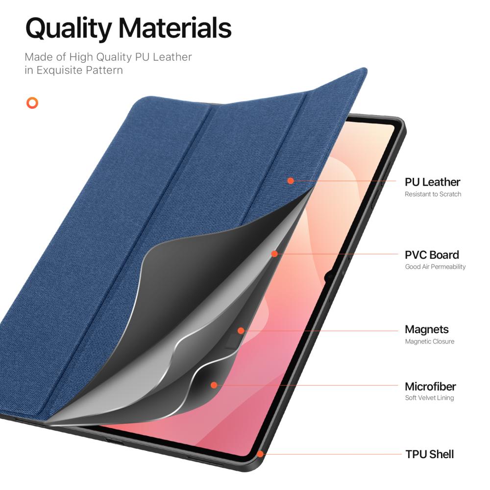 DUX DUCIS DUX DUCIS Galaxy Tab S11 Ultra Fodral DOMO Tri-Fold Blå
